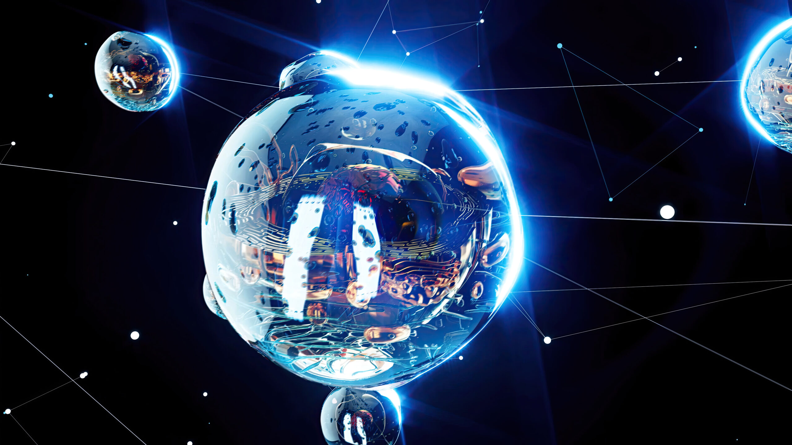 Abstract illustration of the biological cell